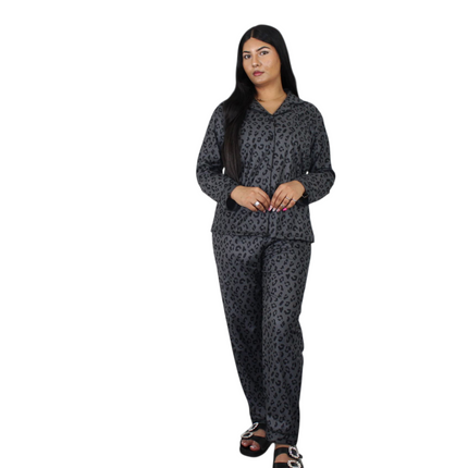 2PCS  Pajama Dark Brown