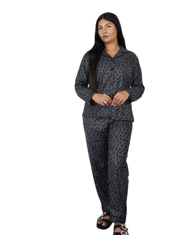 2PCS  Pajama Dark Brown