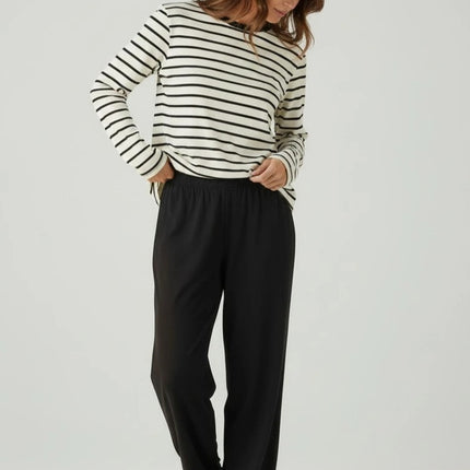 2PCS Long-sleeves and Pant Sleepwear Set