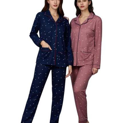 2 PCS Pajamas With  Love ❤️