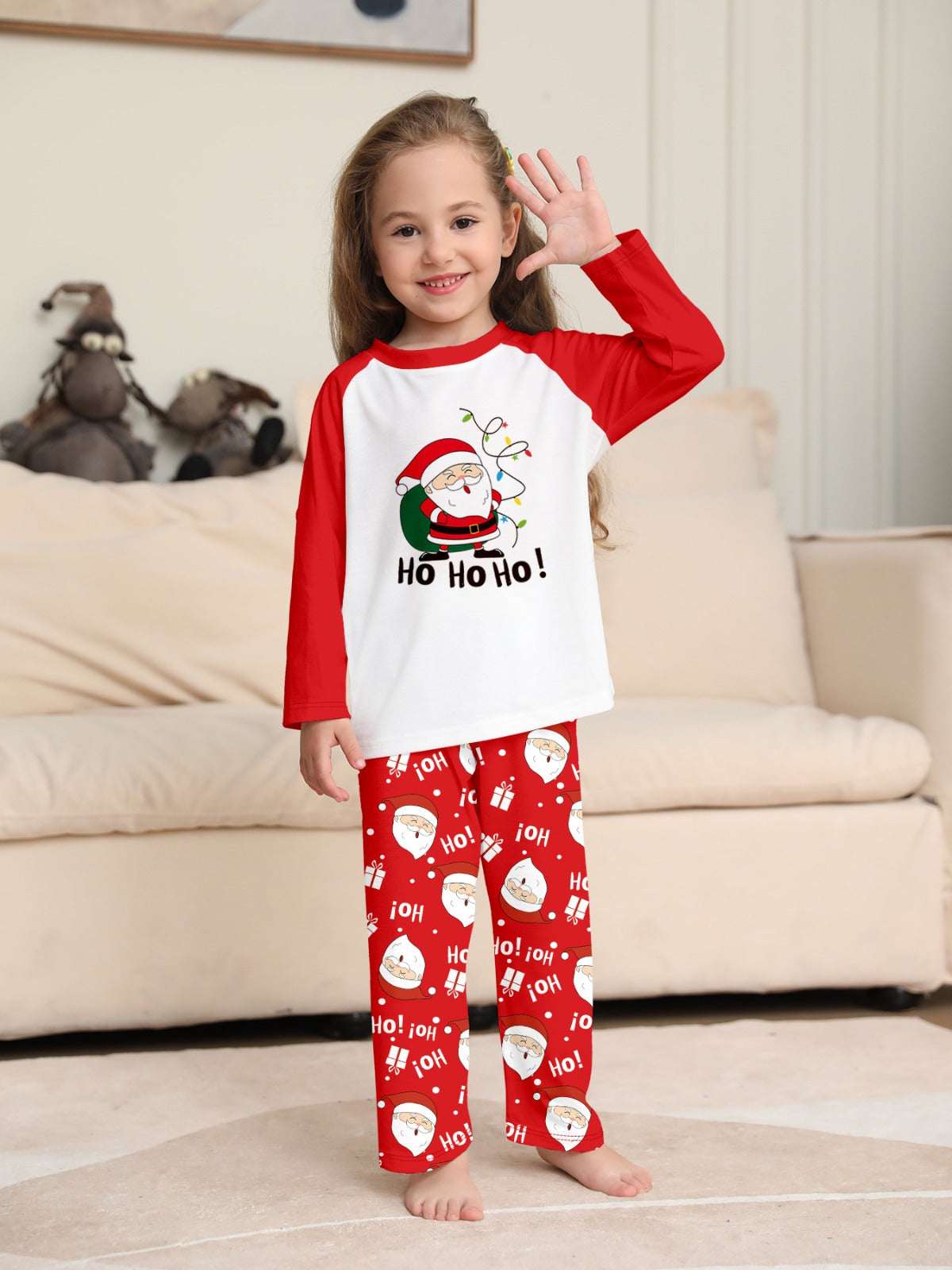 Christmas Family Pajamas Ho Ho Ho