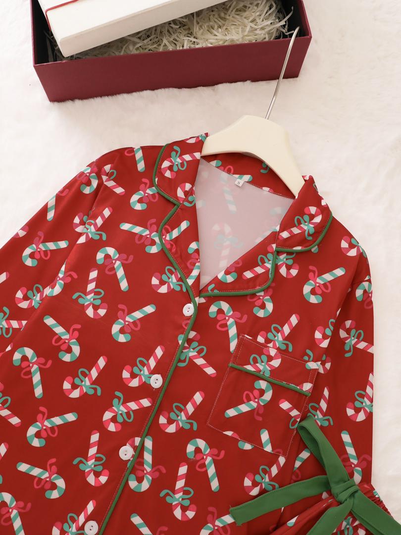 2pcs Christmas Pajamas