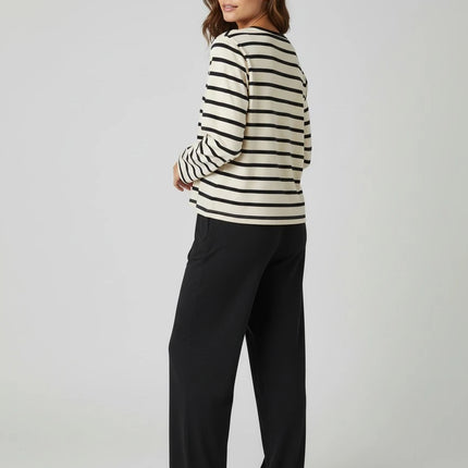 2PCS Long-sleeves and Pant Sleepwear Set