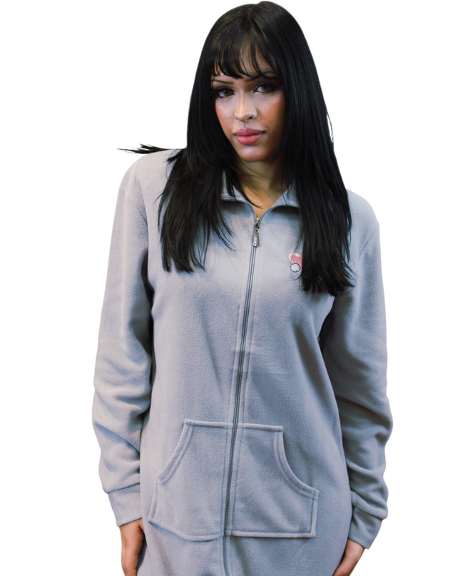 Front Zipper Fall Winter Nightgowns