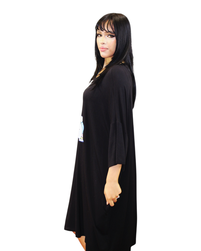 Free Size Nightgown With with Soft Viscose Fabric