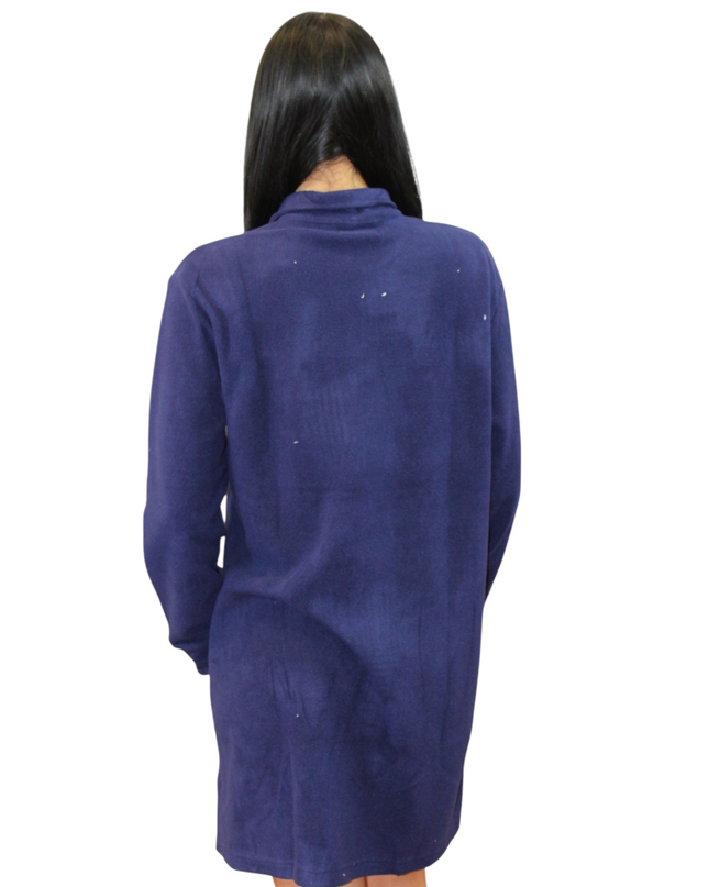 Front Zipper Fall Winter Nightgowns