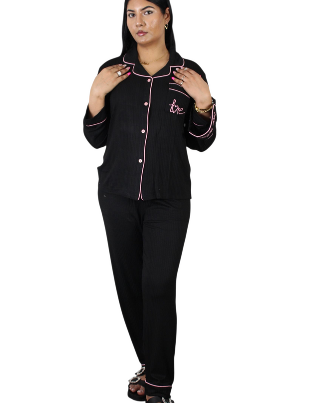 3Pcs Love Triangle Pajamas