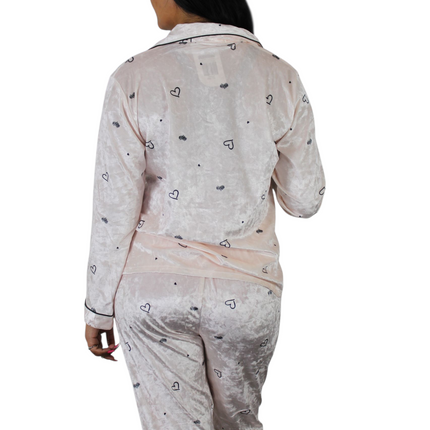 Comfy Soft  Love Pajamas In Peach Color