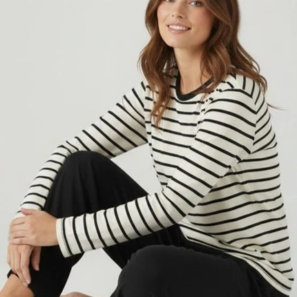 2PCS Long-sleeves and Pant Sleepwear Set