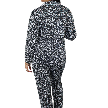 Black and White 2PCS Pajamas Set