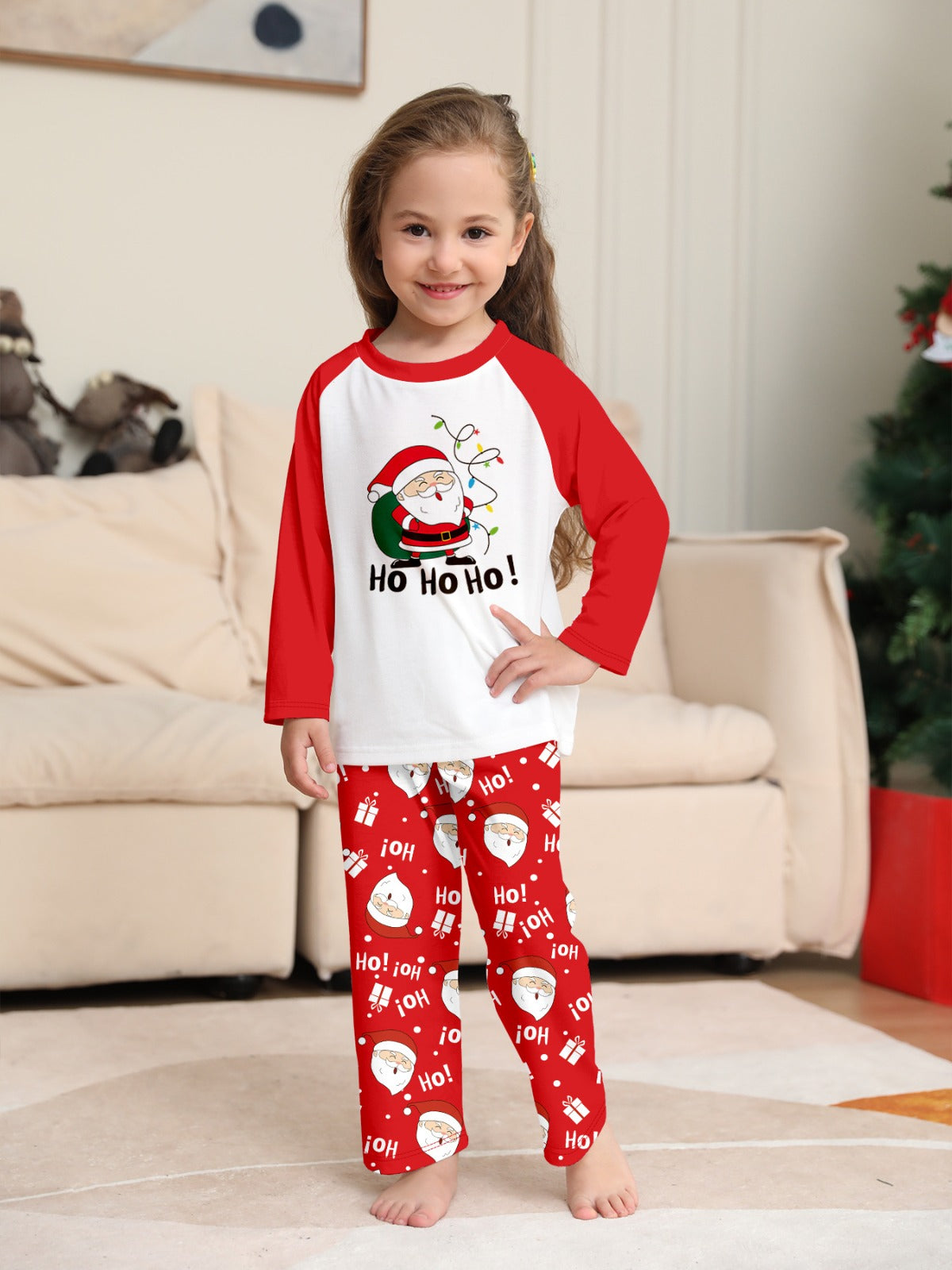Christmas Family Pajamas Ho Ho Ho