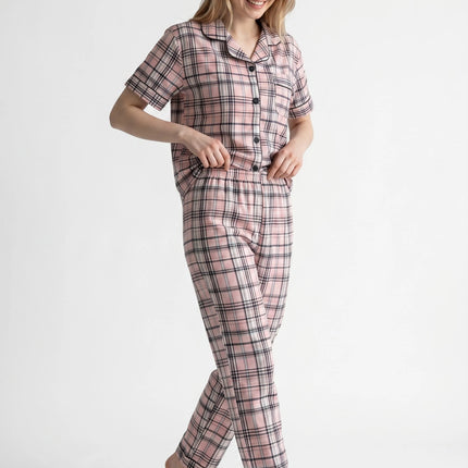 2Pcs Women Pajamas Made in Soft And Comfortable