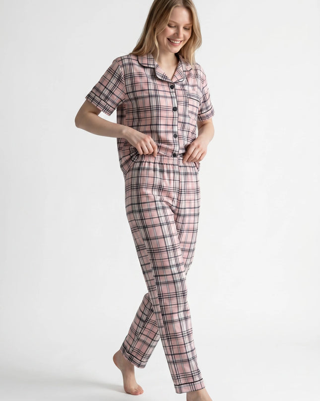 2Pcs Women Pajamas Made in Soft And Comfortable