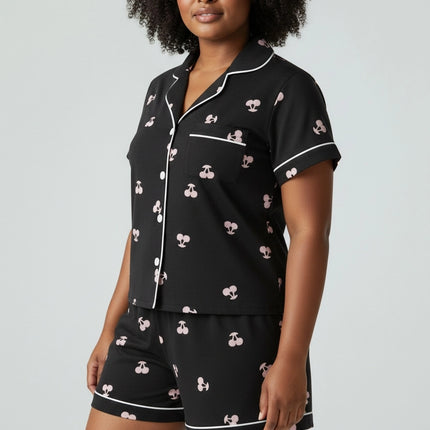 3pcs Pajamas and Lounge Wear Set Short