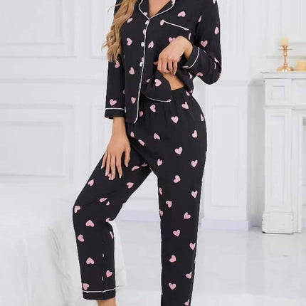Valentine Pajamas Long-Sleeves Top and Pant