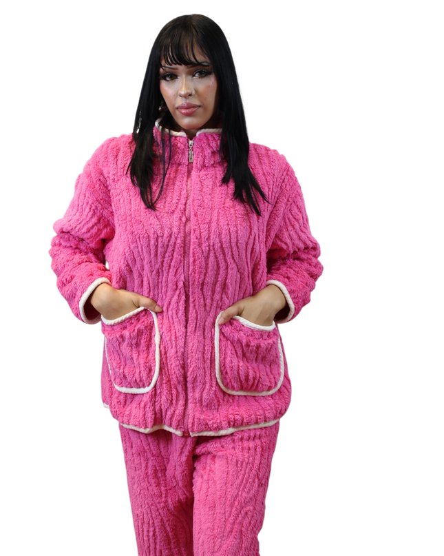 Hot Pink Winter Loungewear's