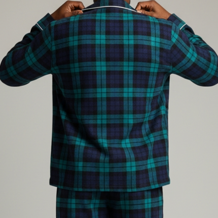 Men's Flannel Plaid PJ's Top And Lounge wear