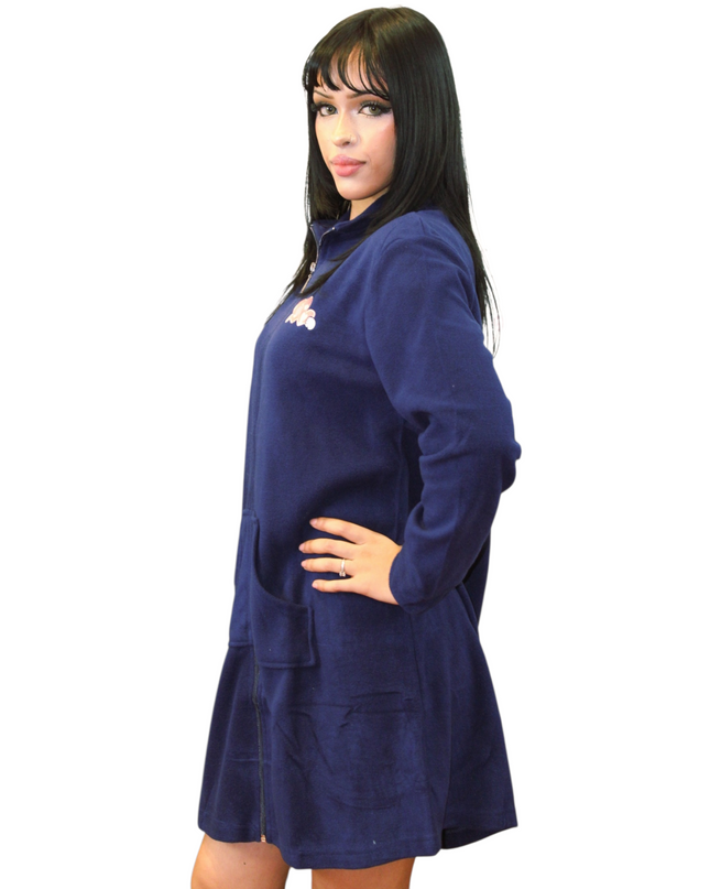 Front Zipper Fall Winter Nightgowns