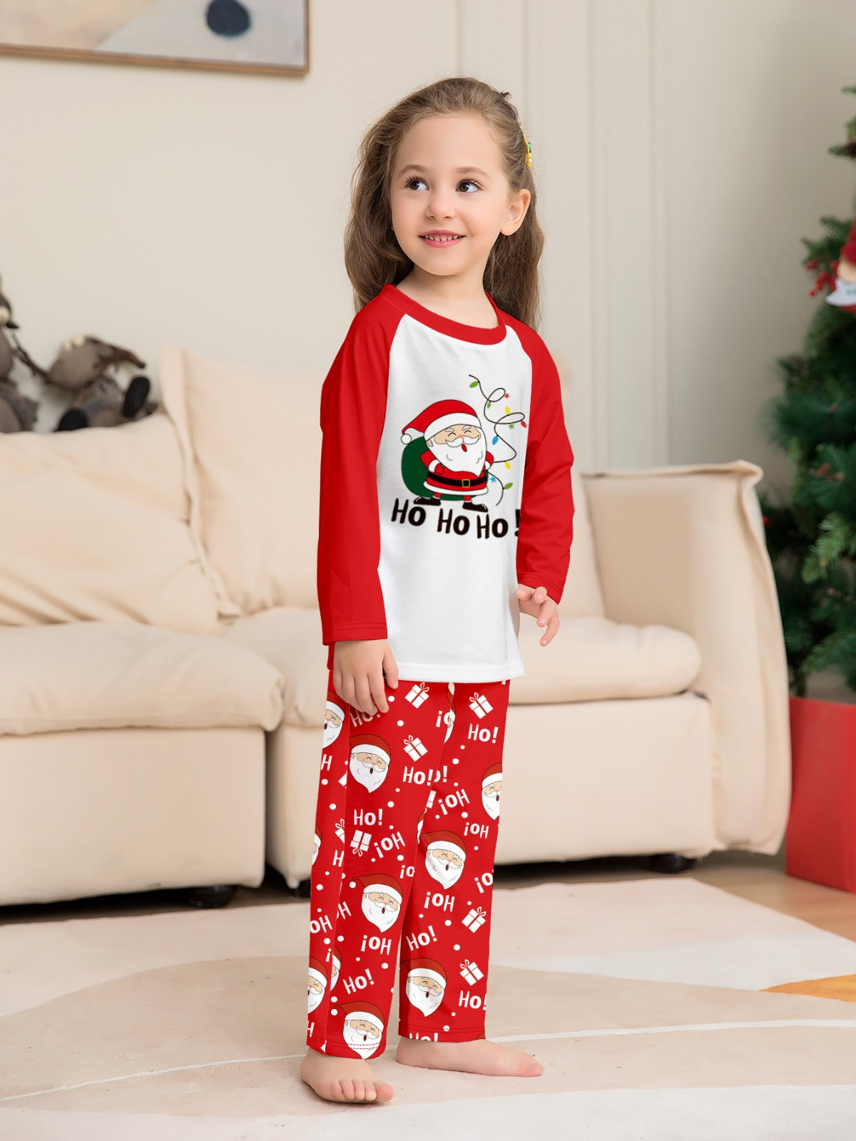 Christmas Family Pajamas Ho Ho Ho