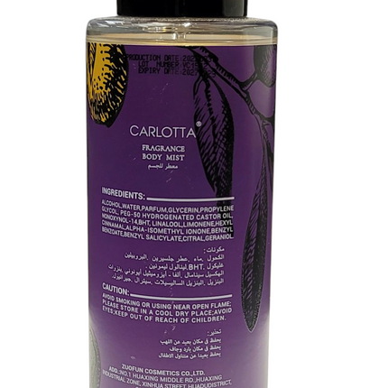 Body Mist Love magic Noir