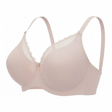 Underwire Support Bra Baby Pink