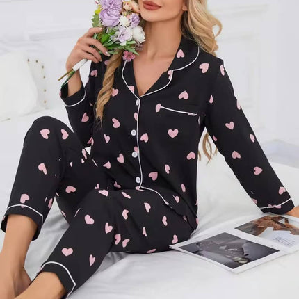 Valentine Pajamas Long-Sleeves Top and Pant