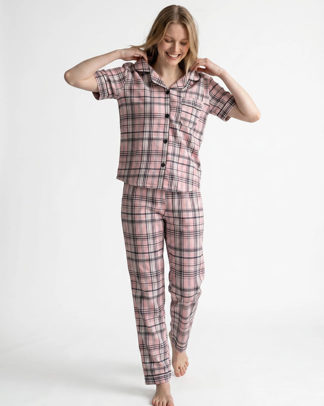 2Pcs Women Pajamas Made in Soft And Comfortable