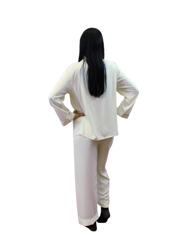2Pcs Silk Pajamas
