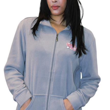 Front Zipper Fall Winter Nightgowns