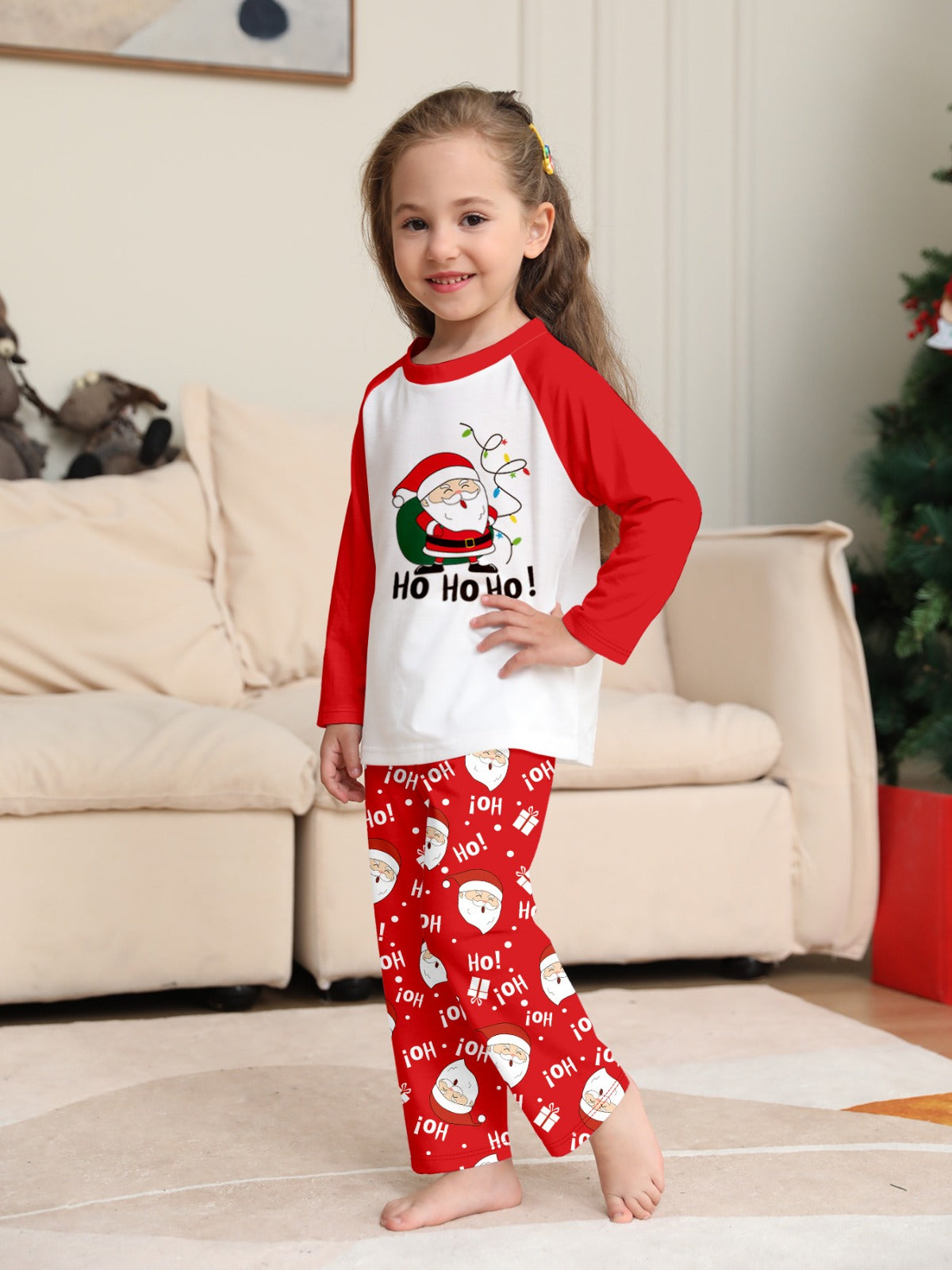 Christmas Family Pajamas Ho Ho Ho