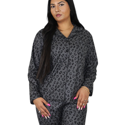 2PCS  Pajama Dark Brown