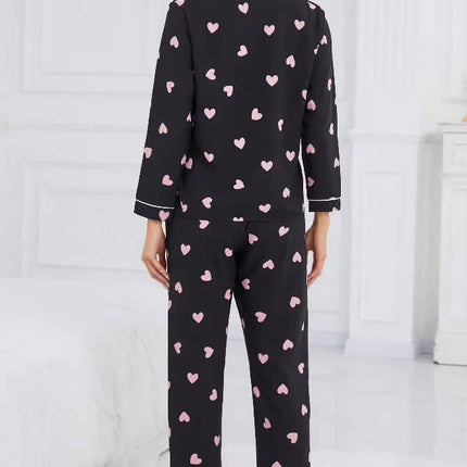 Valentine Pajamas Long-Sleeves Top and Pant
