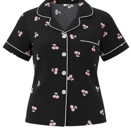3pcs Pajamas and Lounge Wear Set Top