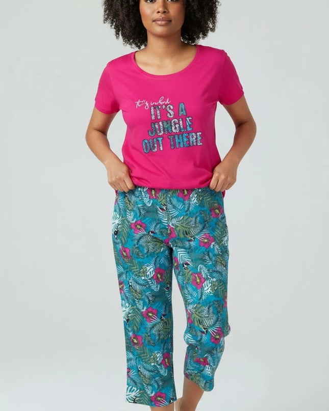 Summer Short-Sleeve and Carpi's Pjs Set