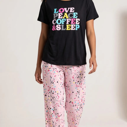 Summer Short-Sleeve and Carpi's Pjs Cotton Blend Set
