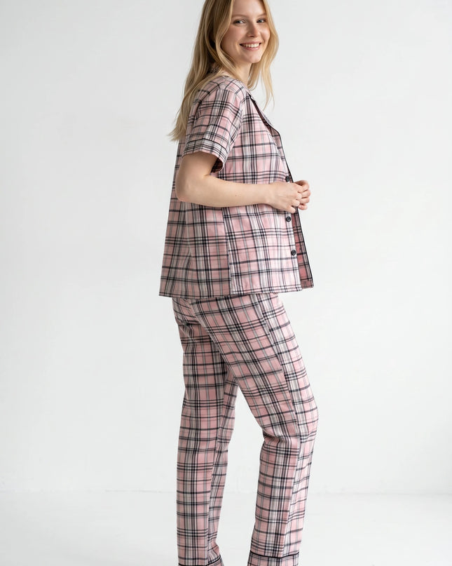 2Pcs Women Pajamas Made in Soft And Comfortable