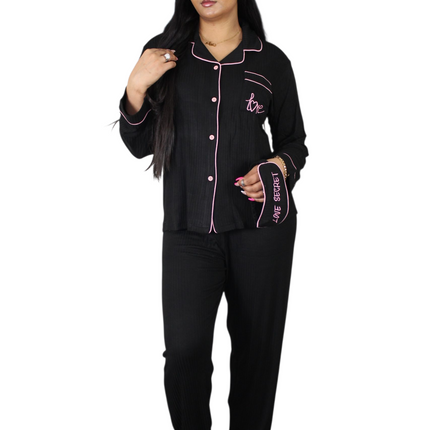 3Pcs Love Triangle Pajamas