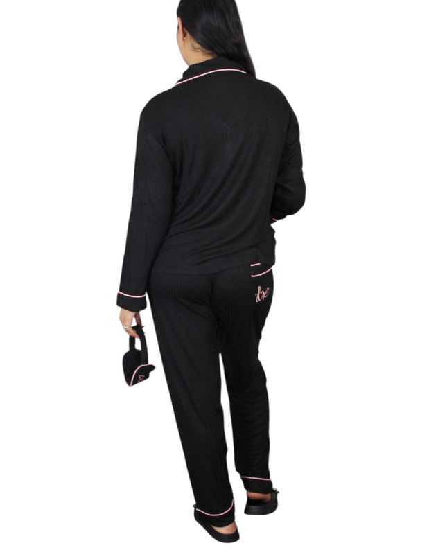 3Pcs Love Triangle Pajamas