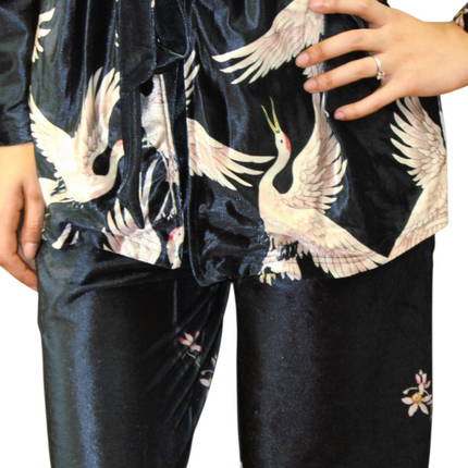 3Pcs Velvet Pajamas Set