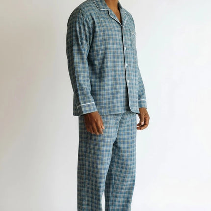 Men' PJ' Set With Button Pants