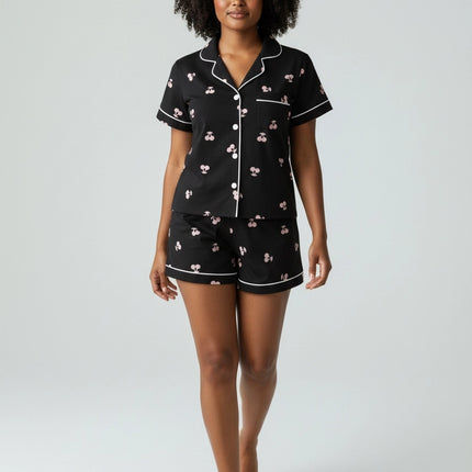 3pcs Pajamas and Lounge Wear Set Short