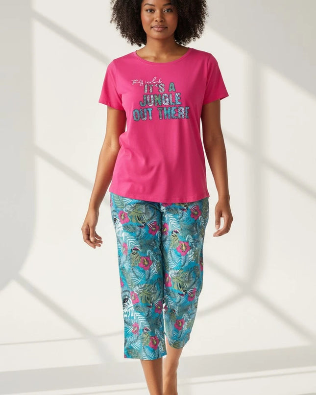 Summer Short-Sleeve and Carpi's Pjs Set