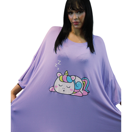 Free Size Purple Nightgown