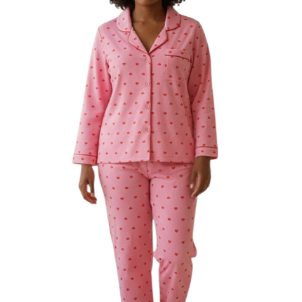 PJ and lounge Wear Set with Heart Design
