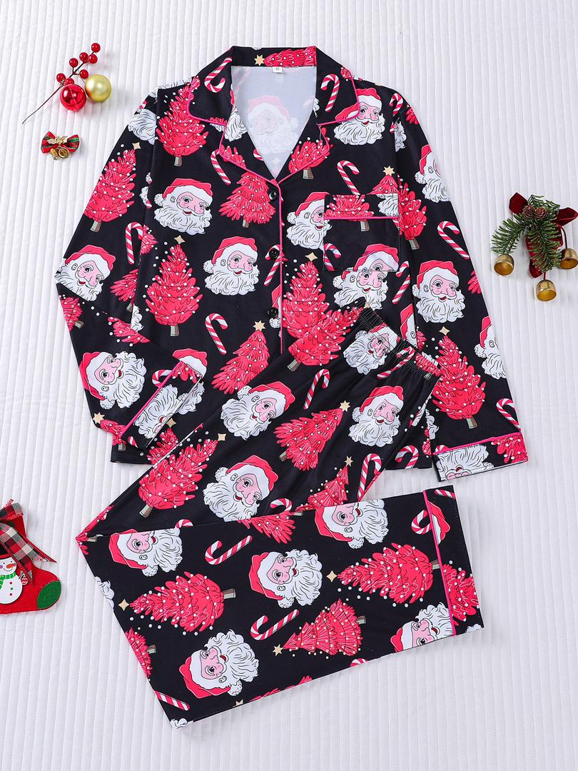 2pcs Christmas Pajamas