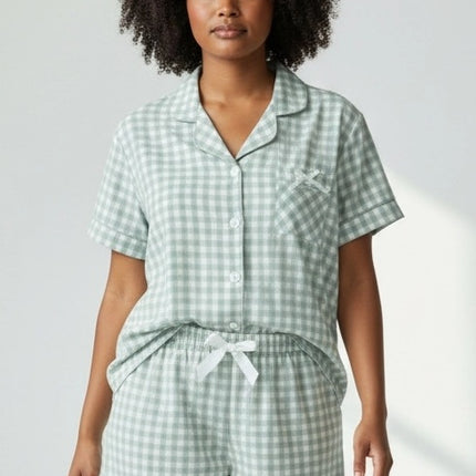 Lounge Wear and Pajamas Top and Shorts