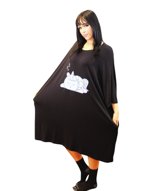 Free Size Nightgown With with Soft Viscose Fabric