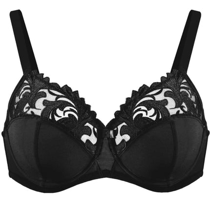 soft Underwire Design With Half Lace