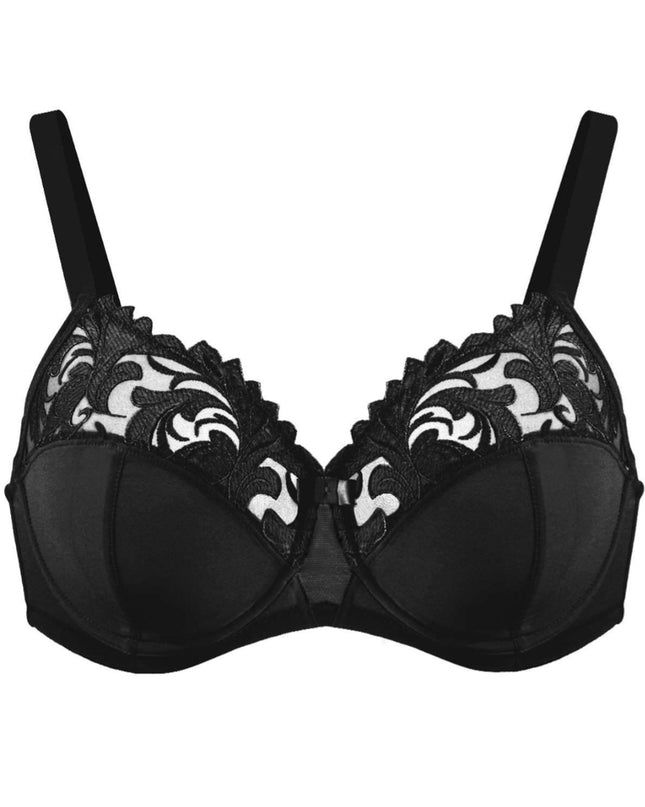 soft Underwire Design With Half Lace