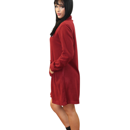 Front Zipper Fall Winter Nightgowns